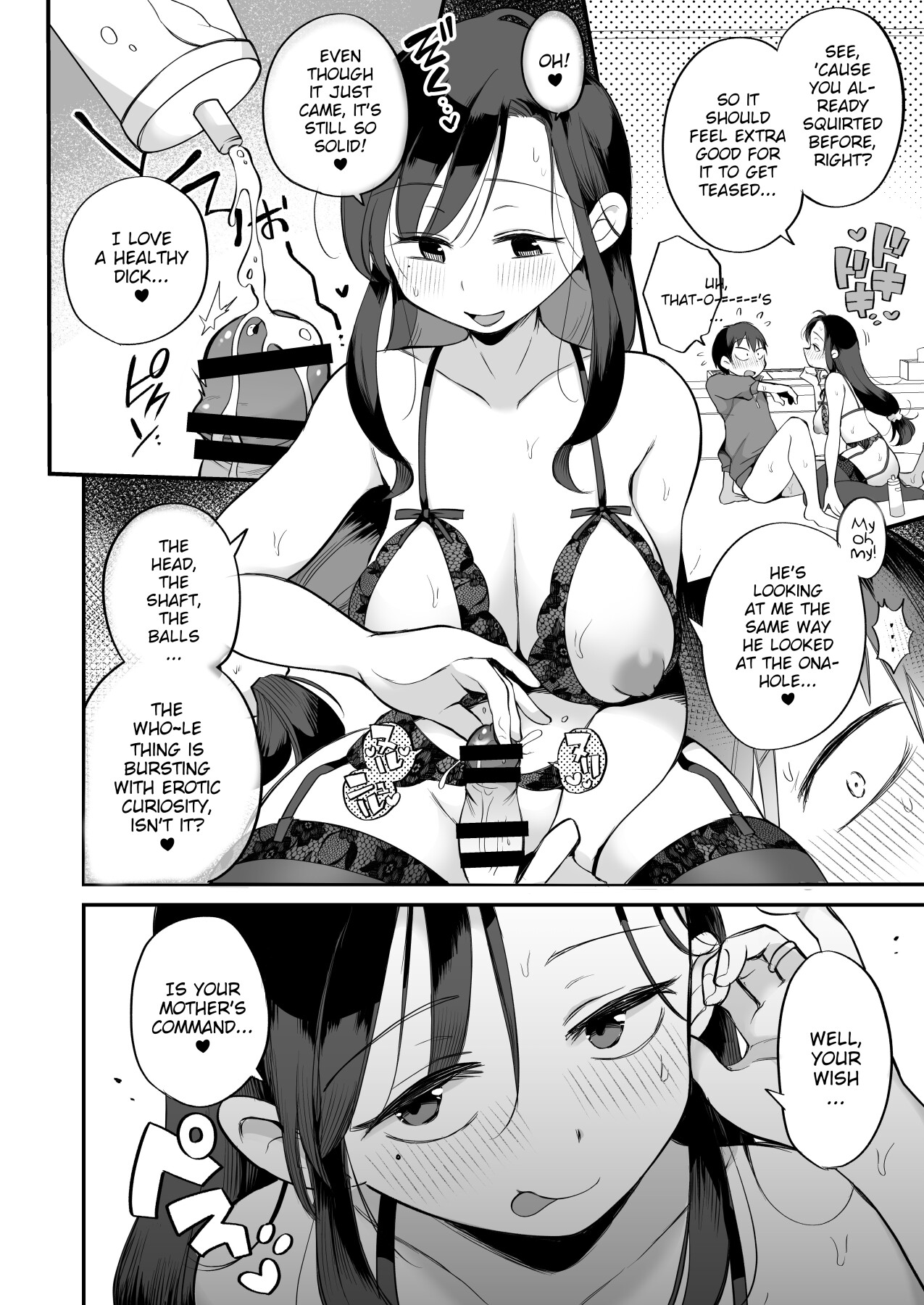 Hentai Manga Comic-Watching Porn with my Pushy Stepmom ~The Love Hotel~-Read-33